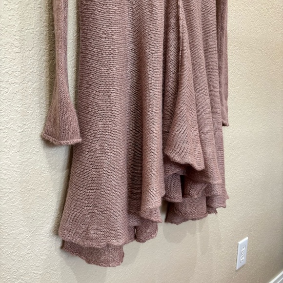Free People Dancing In The Forest Sweater Dress / Tunic in Dusty Rose Size XS - Picture 7 of 12